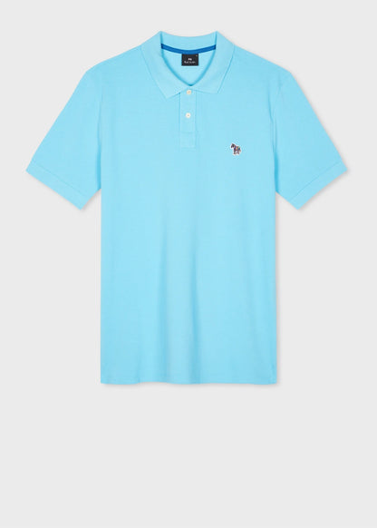 Paul Smith | Polo avec logo Zebra - Bleu lumineux