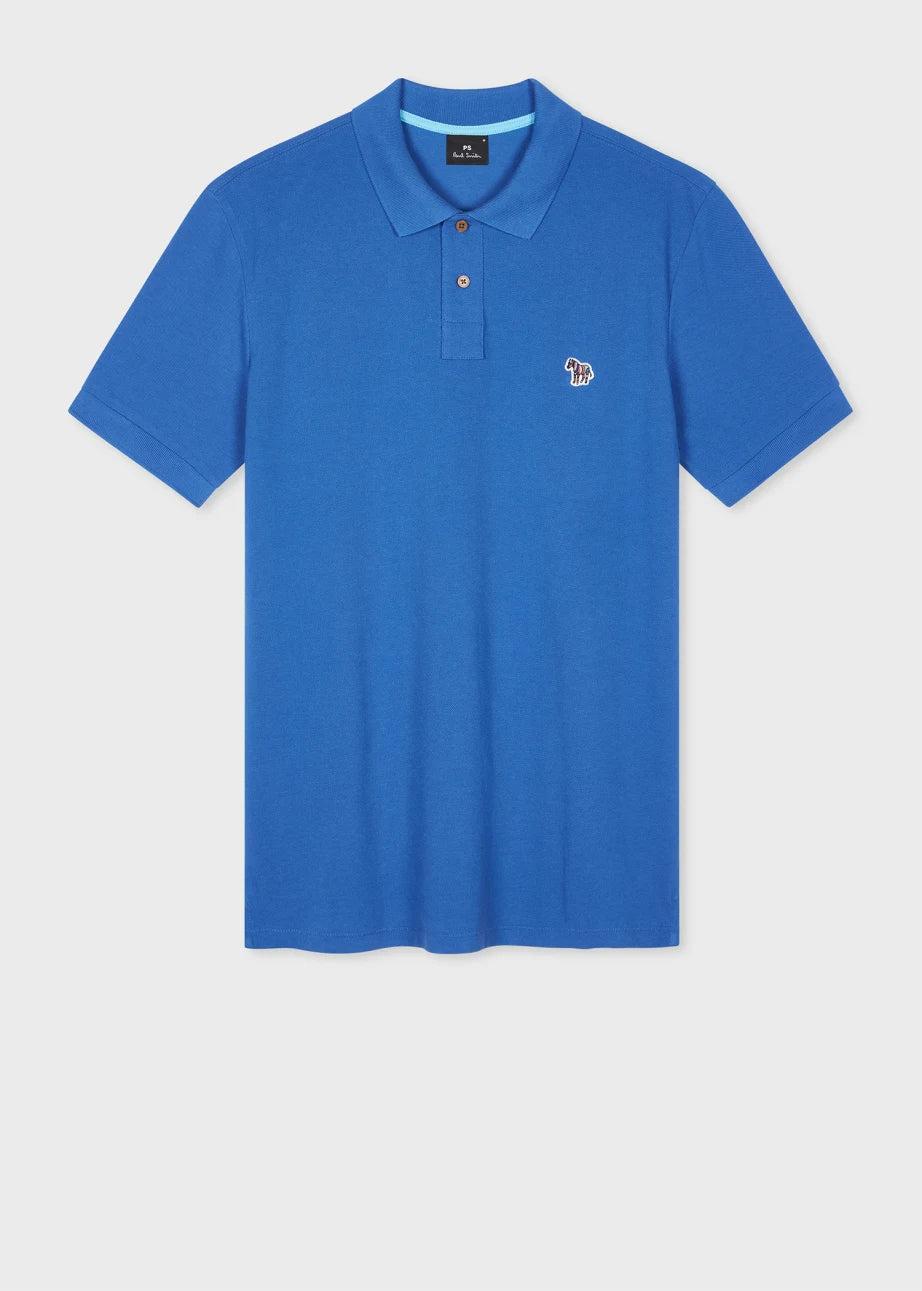 Paul Smith | Polo avec logo Zebra - Bleu océan