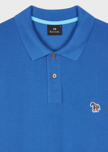 Paul Smith | Polo avec logo Zebra - Bleu océan