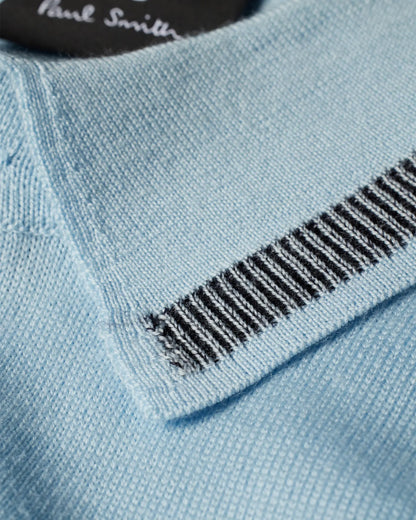 Paul Smith | Polo en laine mérinos - Bleu ciel