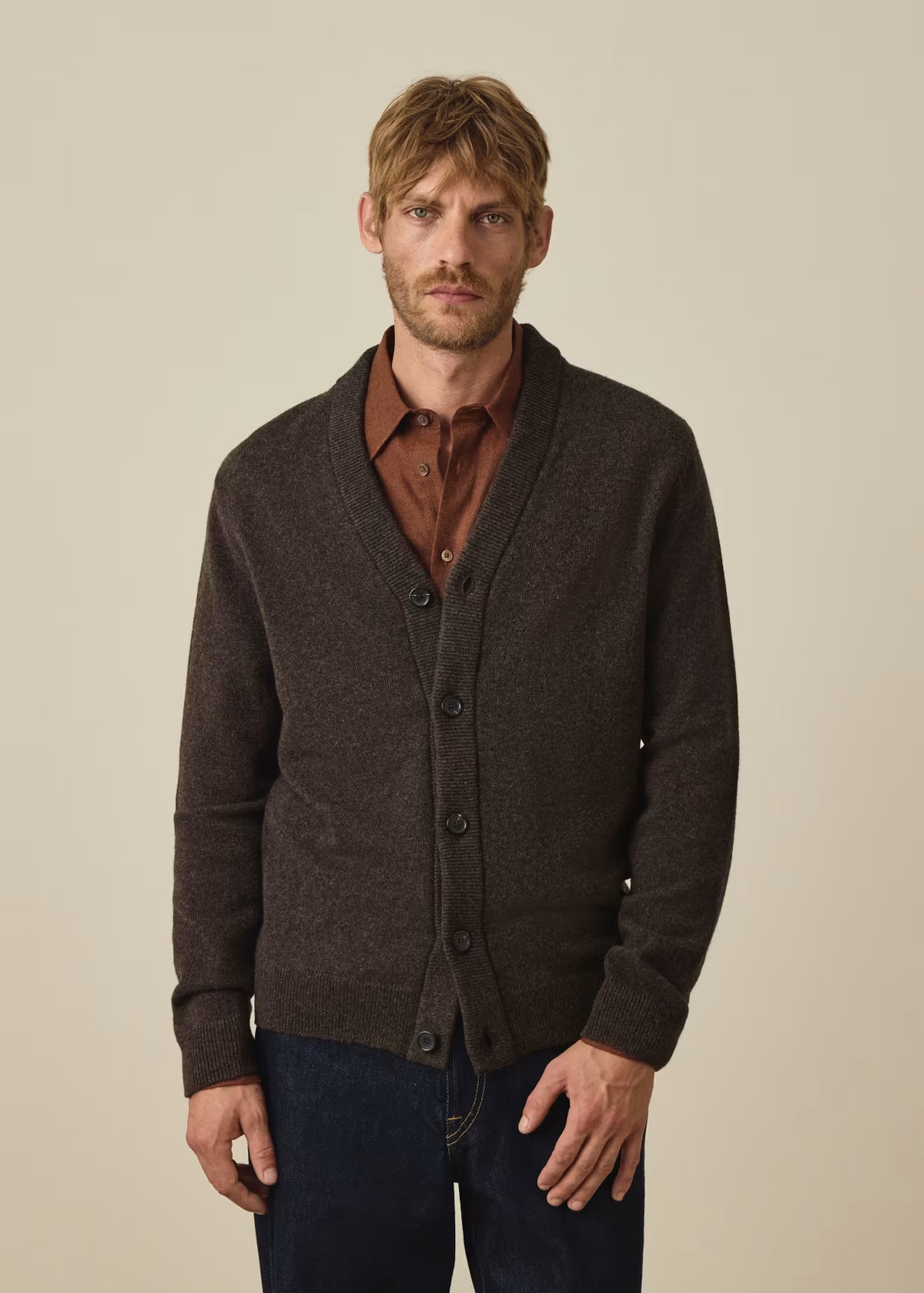 Paul Smith | Cardigan à laine merinos - Brown
