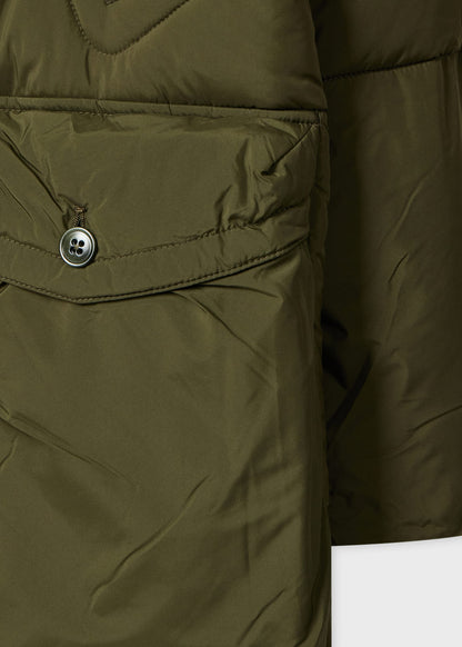 Paul Smith | Parka à capuche en fibre de duvet -  Vert forêt