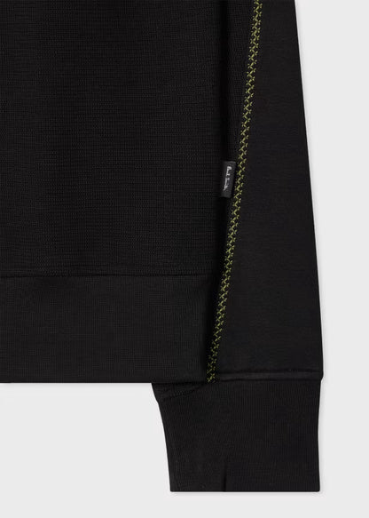 Paul Smith | Sweat-shirt texturé avec broderies contrastées - Noire