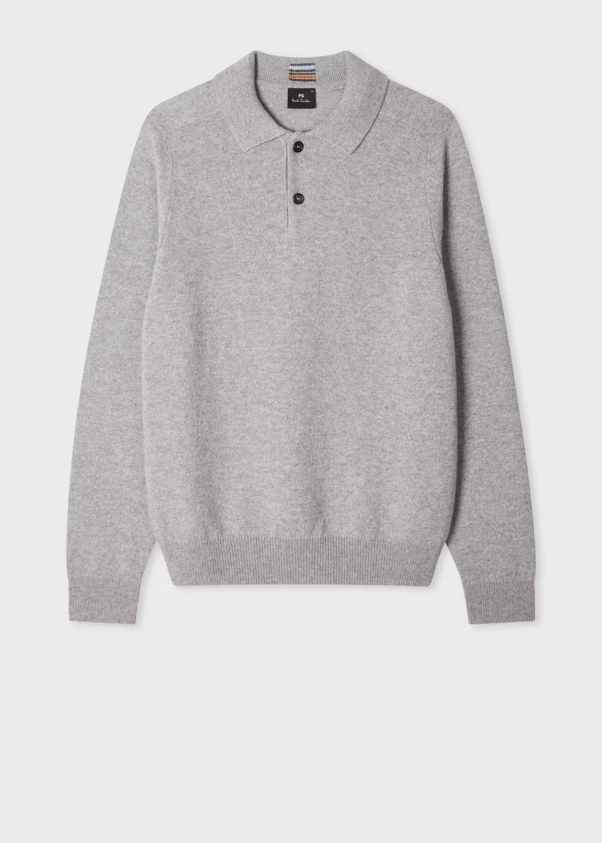 Paul Smith | Polo à manches longues à laine merinos - Gris