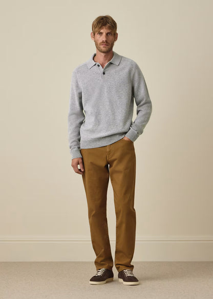Paul Smith | Polo à manches longues à laine merinos - Gris