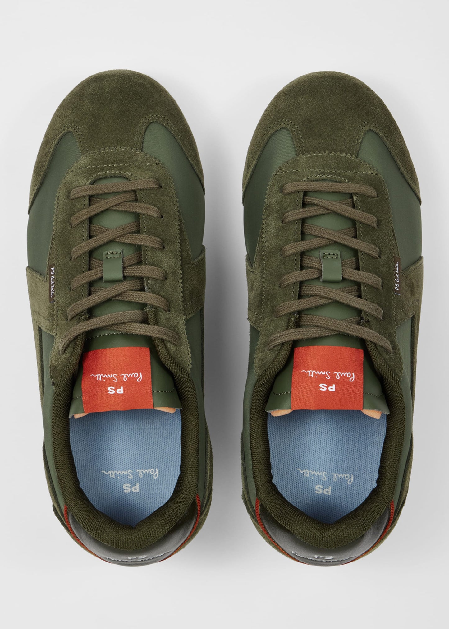 Paul Smith | Baskets ''Atlanta'' en daim - Kaki