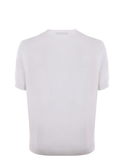 Filippo De Laurentiis | T-shirt léger en crêpe de coton- Blanc