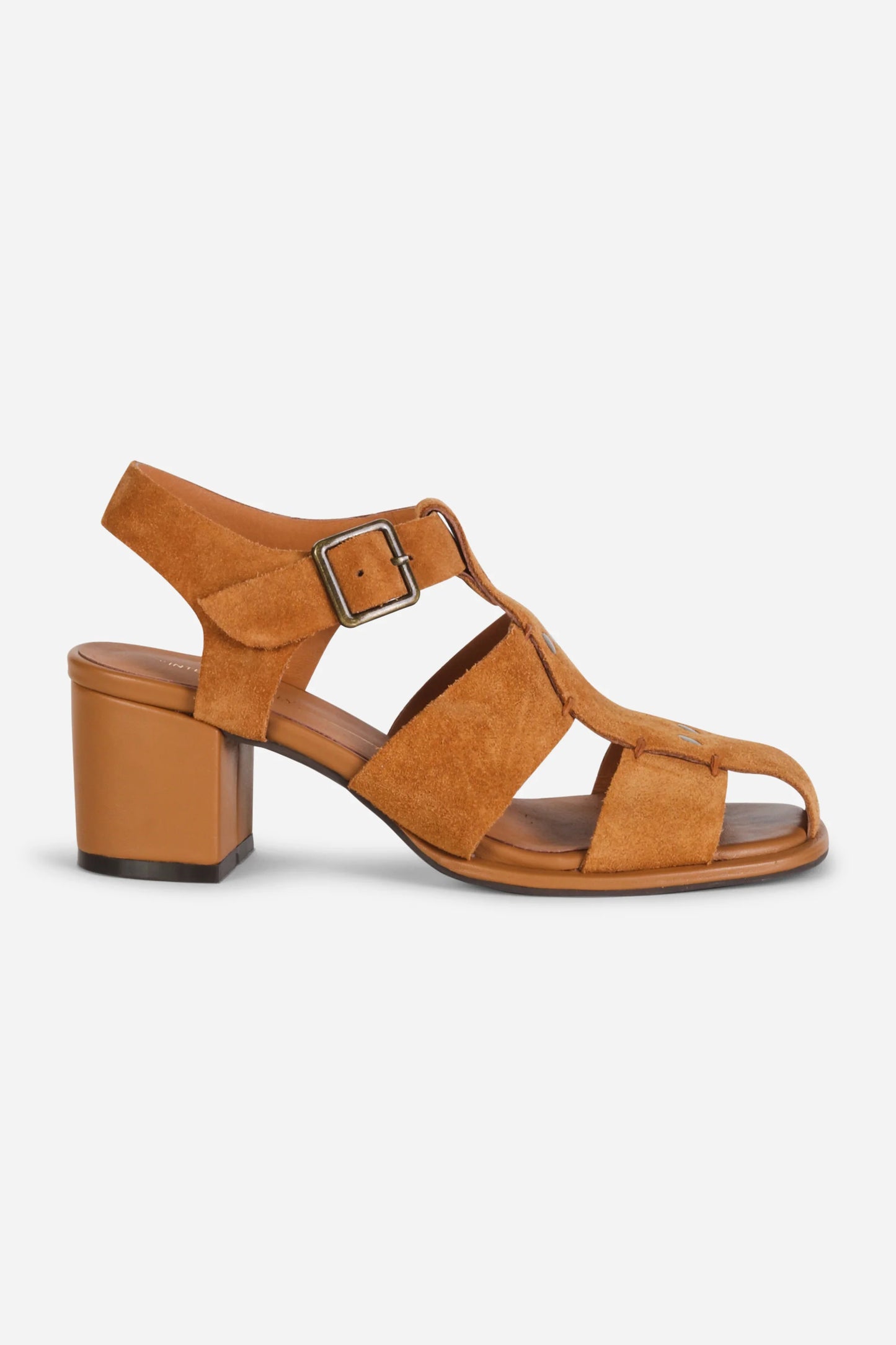 INTENTIONALLY___ | Les sandales ''Fisherman Heel'' en daim Maldova - Tan