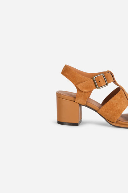 INTENTIONALLY___ | Les sandales ''Fisherman Heel'' en daim Maldova - Tan