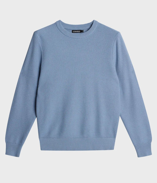 J.Lindeberg | Le pull-over en coton "Arthur" - bleu ciel