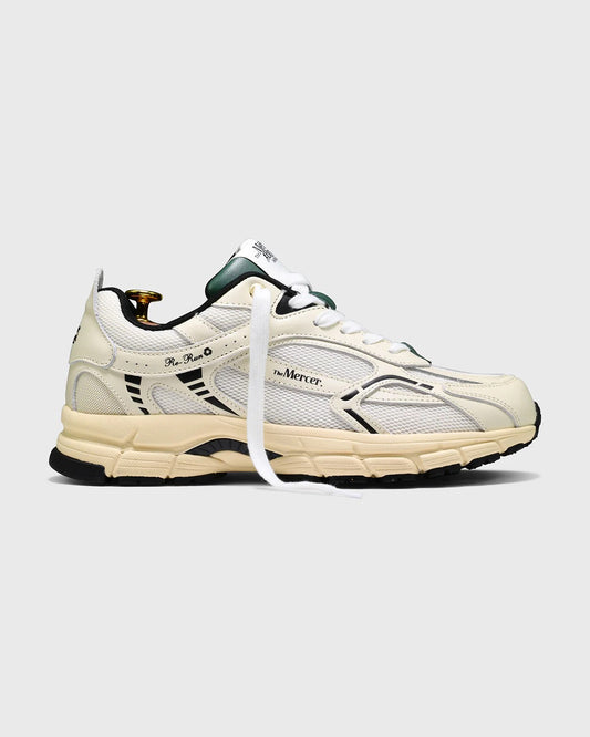 The Mercer | Les baskets « Re-Run Nappa » -  102 Blanc cassé