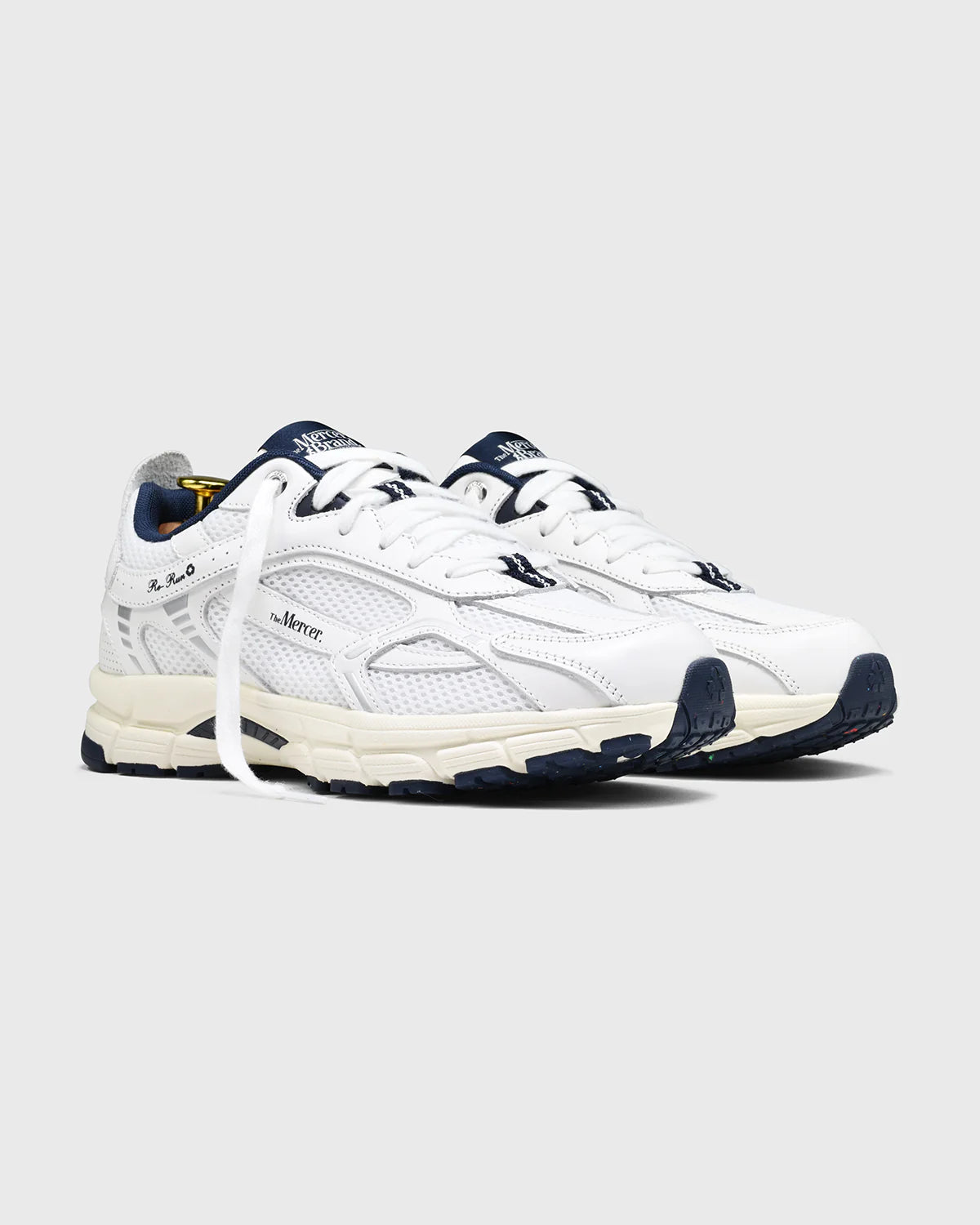 The Mercer | Les baskets « Re-Run Nappa » - blanc