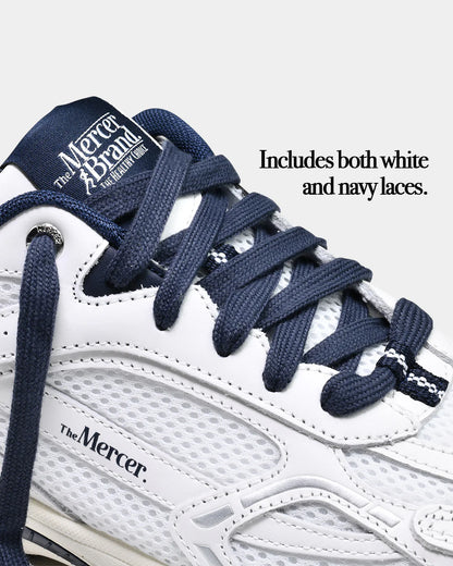 The Mercer | Les baskets « Re-Run Nappa » - blanc