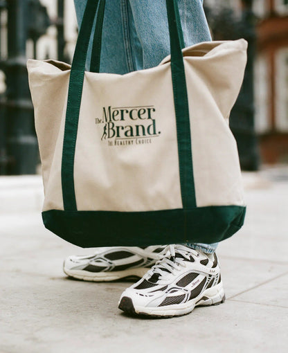 The Mercer | Les baskets ''The Re-Run White Silver'' - Marron / Blanc
