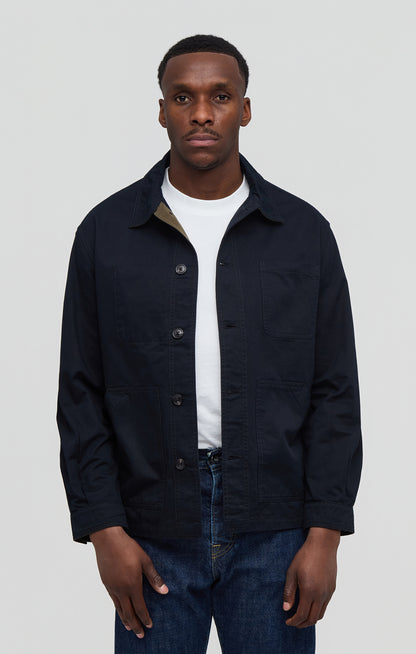 C.O.F. Studio | Veste en twill - Bleu marine
