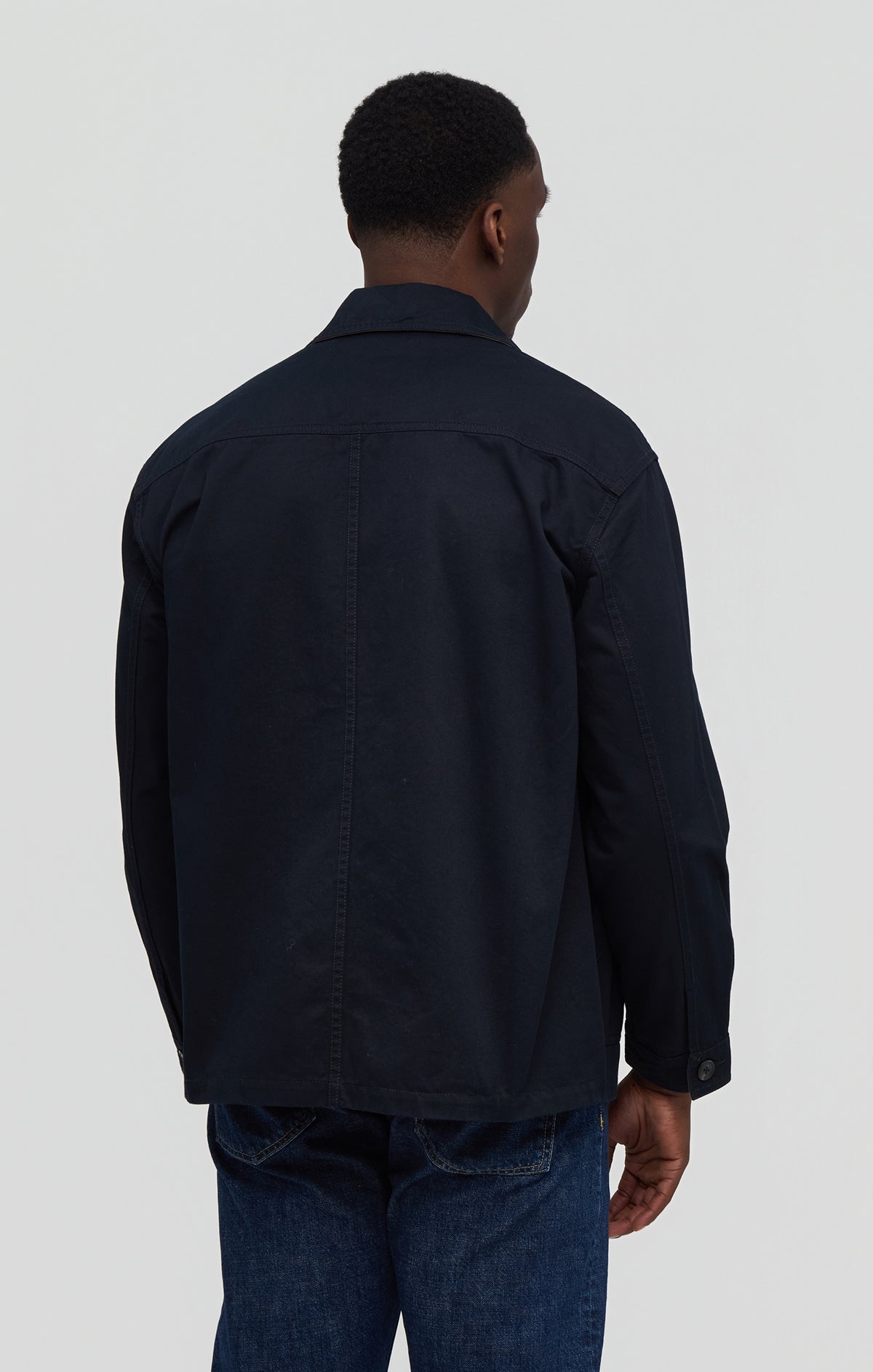 C.O.F. Studio | Veste en twill - Bleu marine