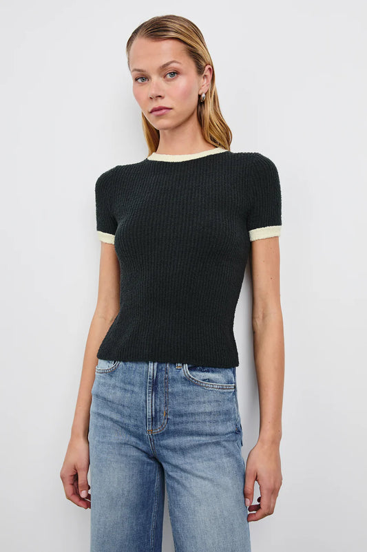 Rails | Top "MEREDITH" - Noir/Ivoire