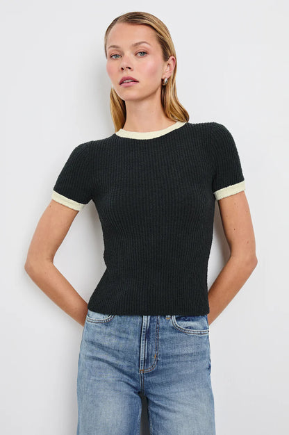 Rails | Top "MEREDITH" - Noir/Ivoire