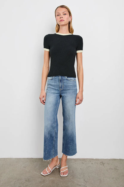 Rails | Top "MEREDITH" - Noir/Ivoire