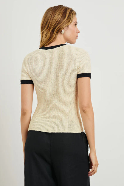 Rails | Top "MEREDITH" - Ivoire/Noir