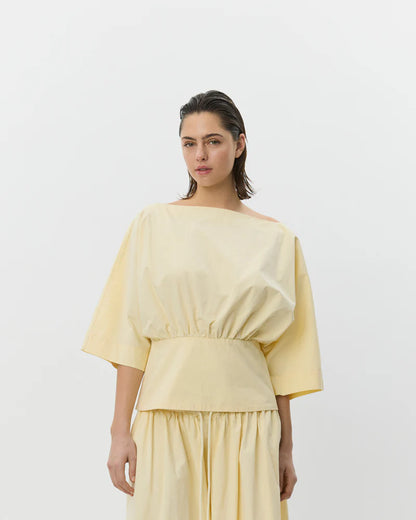 SOFIE SCHNOOR | Blouse à encolure bateau "MIKKA" - Jaune clair