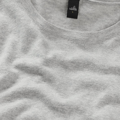 WAHTS | T-shirt en maille "MILES" - Gris clair