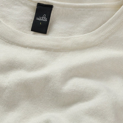 WAHTS | T-shirt en maille "MILES" - Ecru