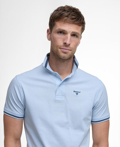 Barbour | Polo léger ''Ferrybridge'' -  Bleu ciel