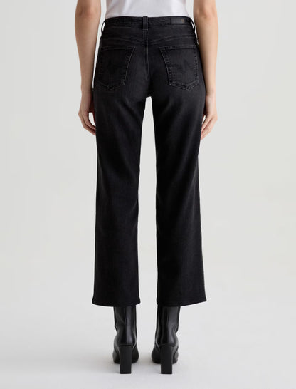 AG Jeans | Jean droit à taille mi-haute ''Brinley'' - Gris Nébuleuse