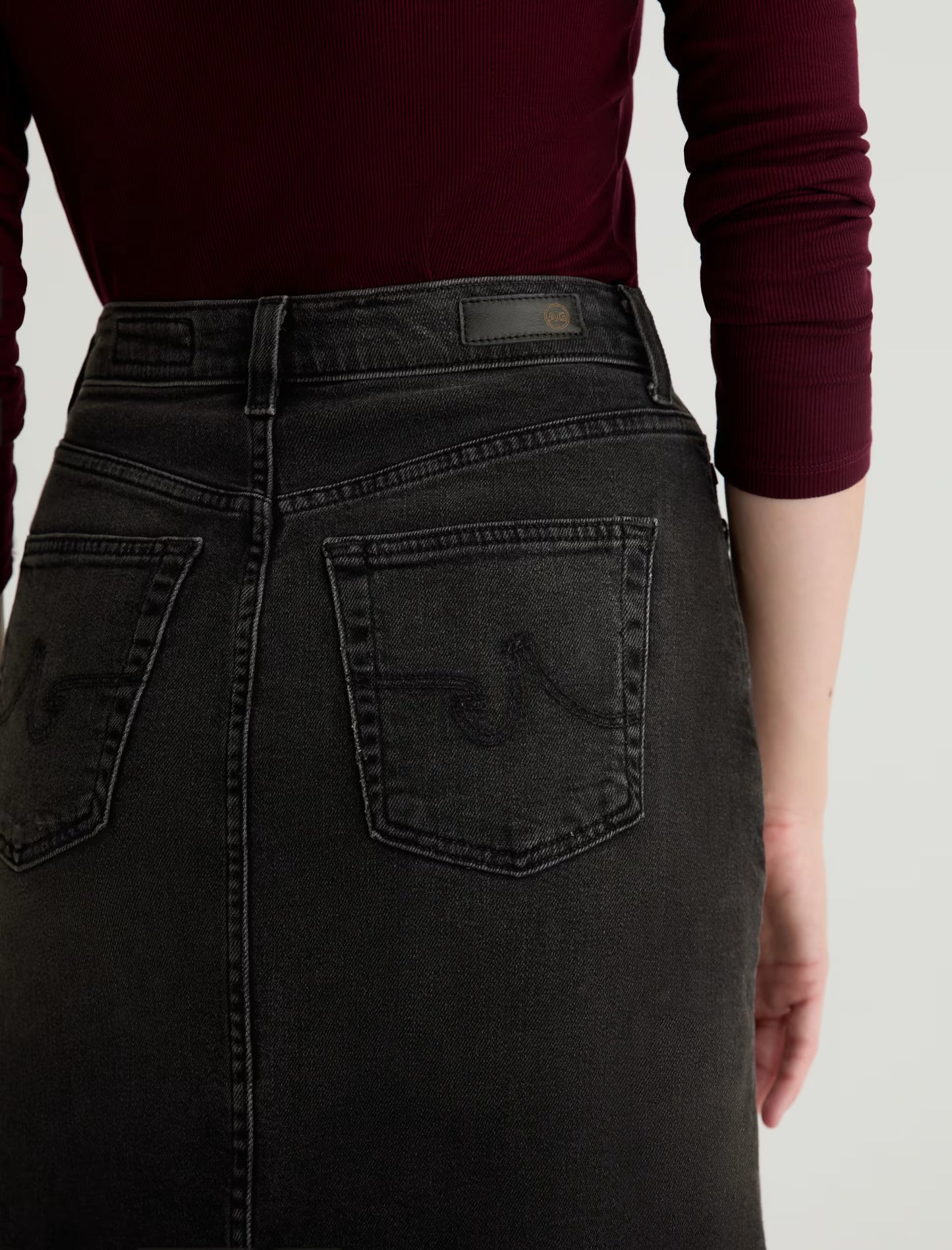 AG Jeans | Jupe en Denim "Bruna" - Gris foncé