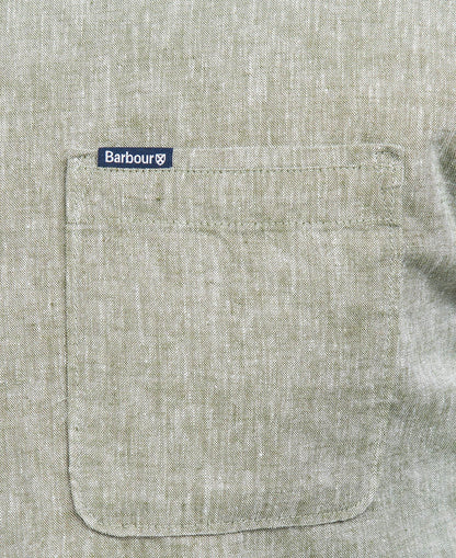 Barbour | La chemise ''Nelson Tailored'' - Olive blanchi
