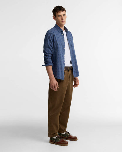 Barbour | Chemise à manches longues "Lantern" - Bleu