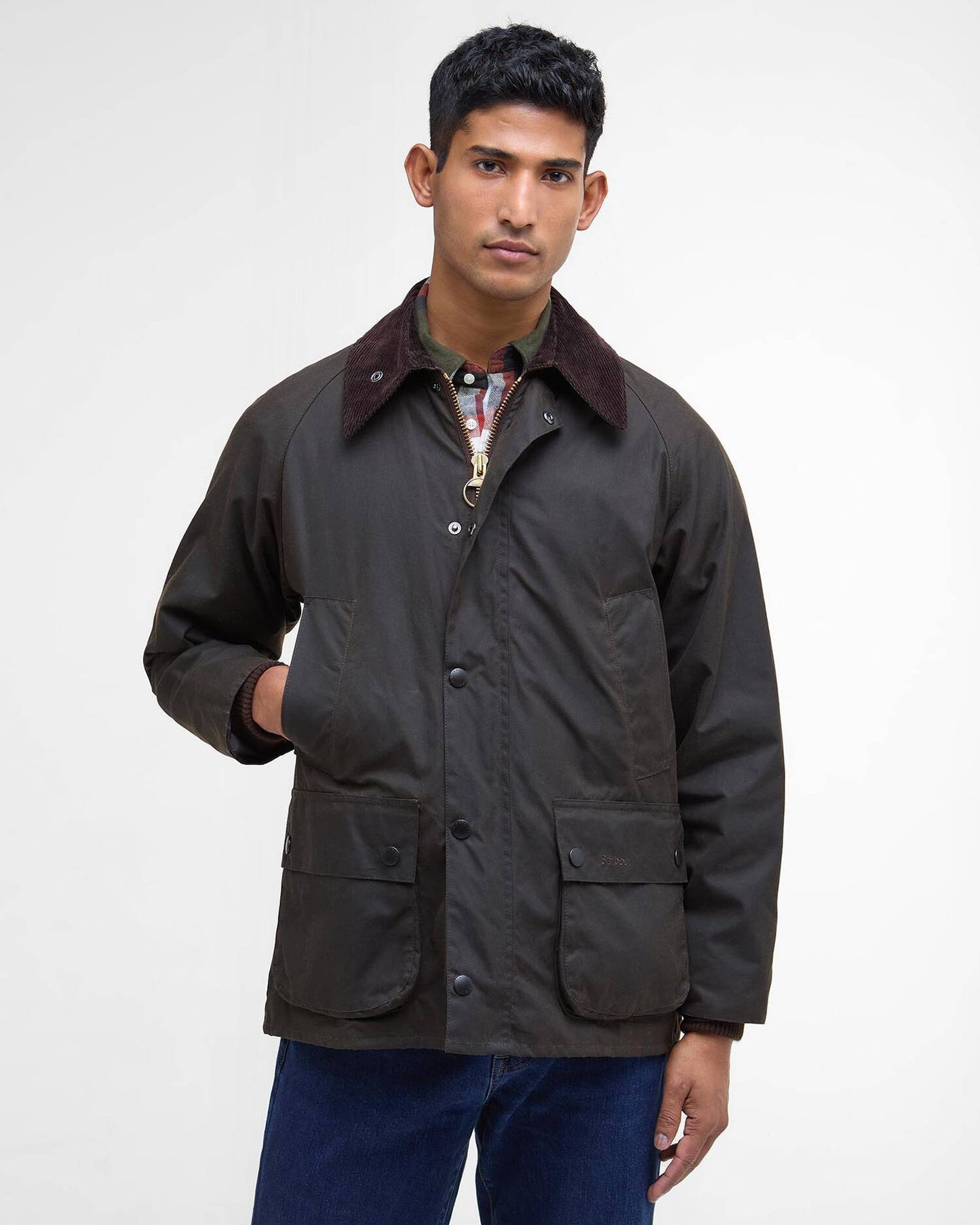 Barbour | Manteau en toile cirée ''Bedale'' - Olive