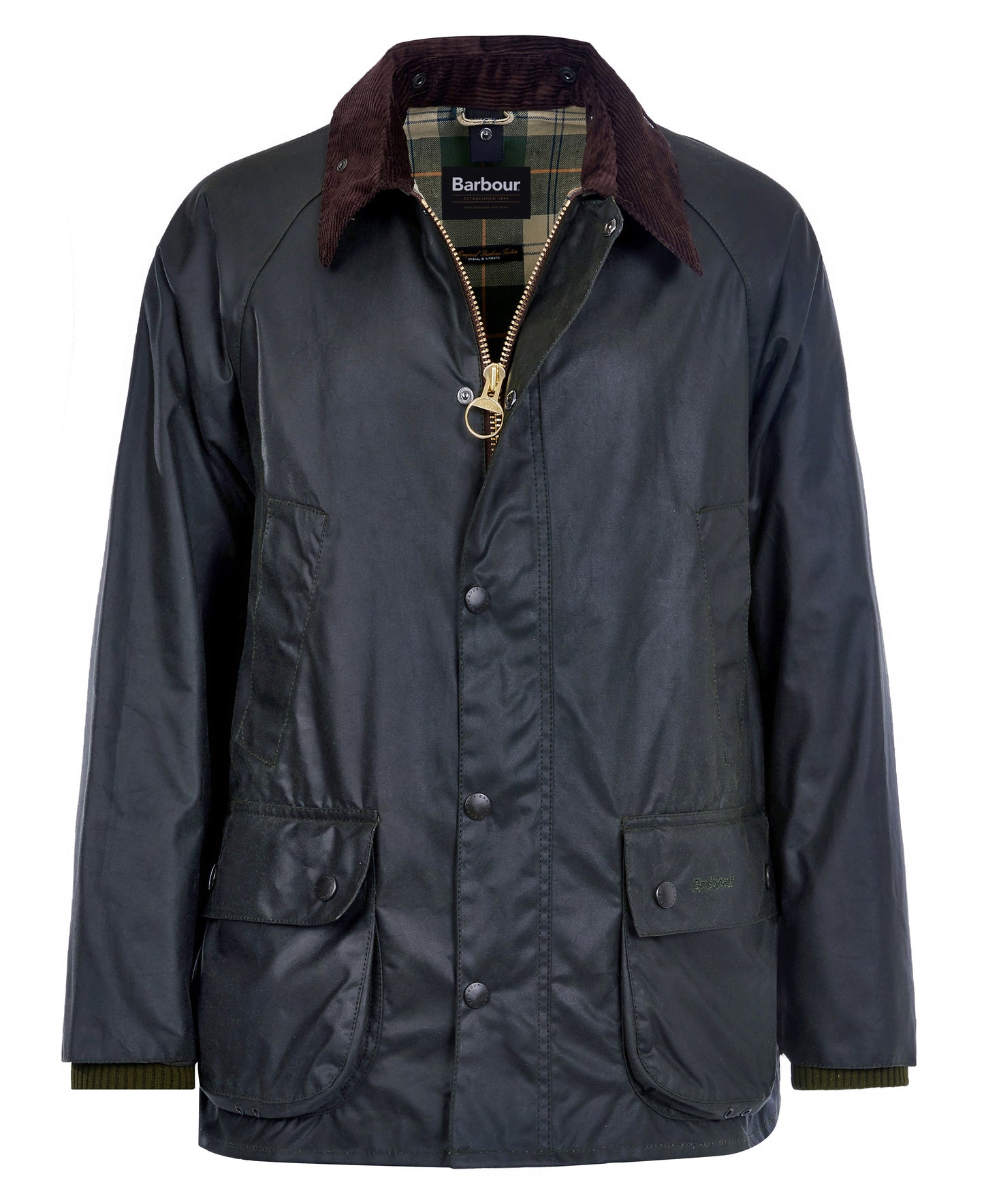 Barbour |  Manteau en toile cirée "Bedale" - Sage