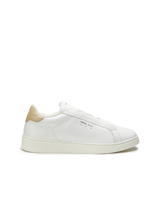 Manuel Ritz |Baskets en cuir- Beige