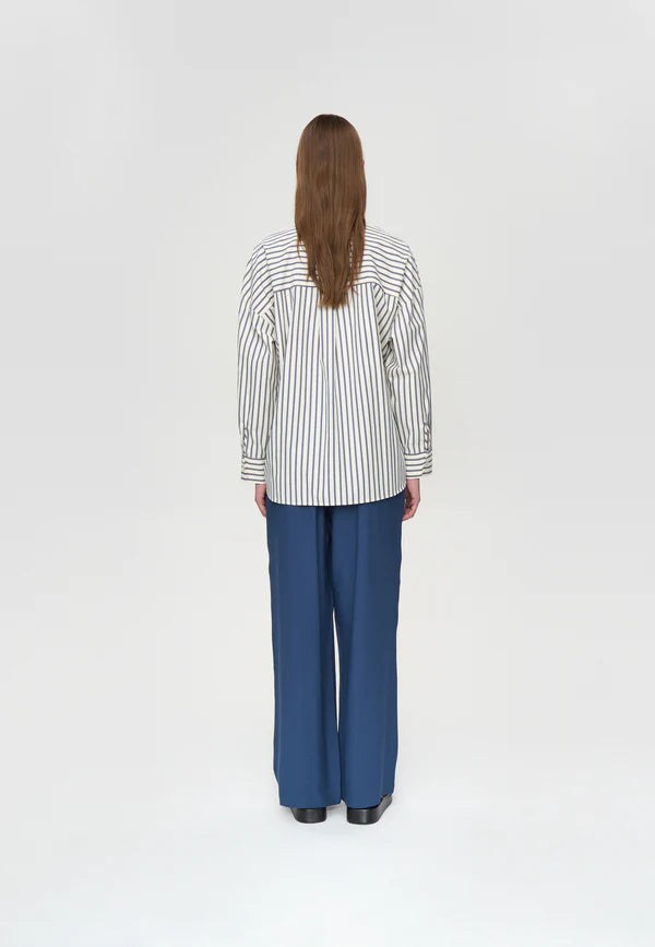MINIMUM | Chemise 'Marley' | À Rayure Bleu