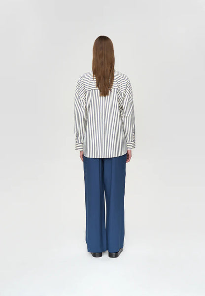 MINIMUM | Chemise 'Marley' | À Rayure Bleu