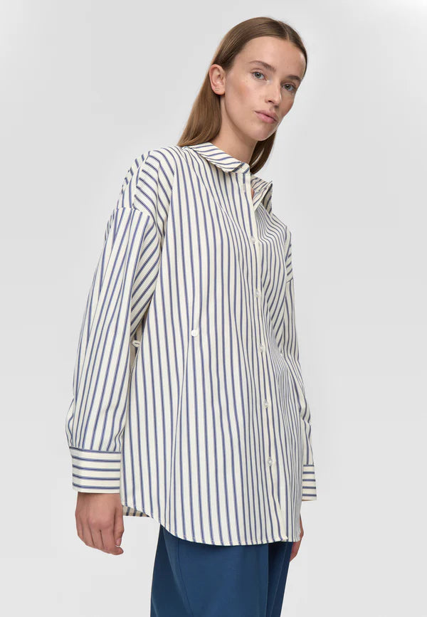 MINIMUM | Chemise 'Marley' | À Rayure Bleu