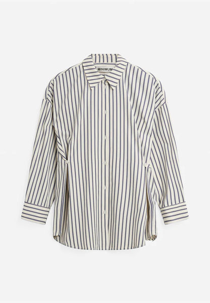 MINIMUM | Chemise 'Marley' | À Rayure Bleu