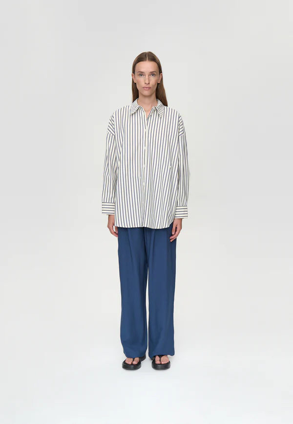 MINIMUM | Chemise 'Marley' | À Rayure Bleu