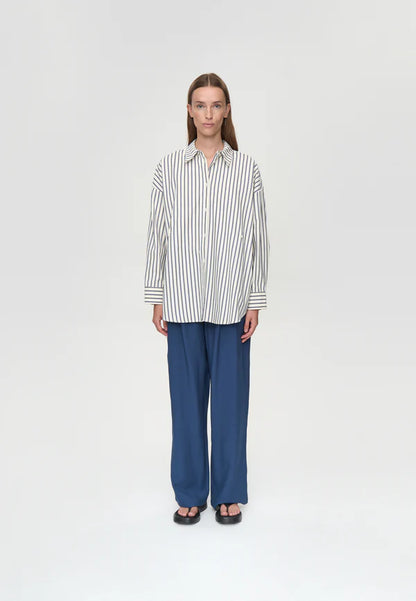 MINIMUM | Chemise 'Marley' | À Rayure Bleu