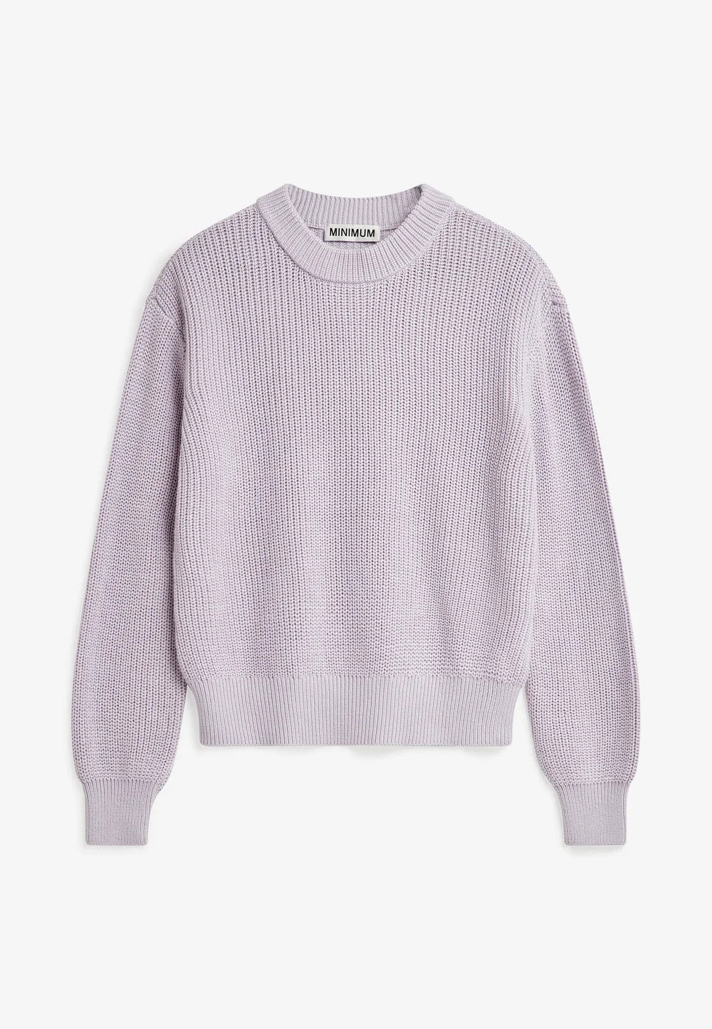 MINIMUM | Pull en cotton 'Mikala' | Mauve