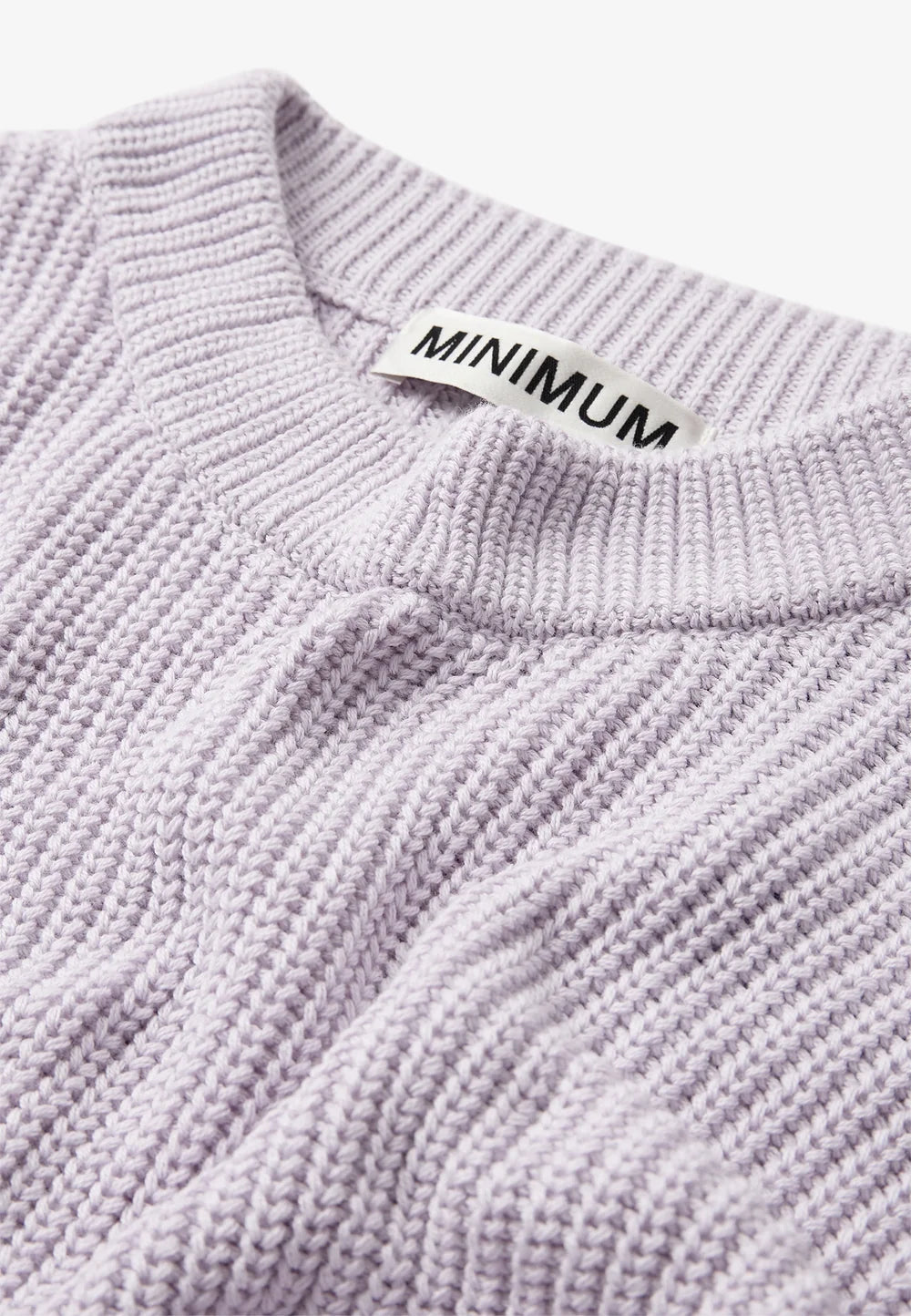 MINIMUM | Pull en cotton 'Mikala' | Mauve