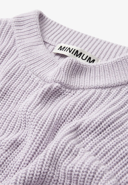MINIMUM | Pull en cotton 'Mikala' | Mauve