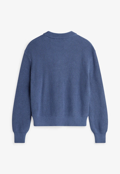MINIMUM | Pull en cotton 'Mikala' | Bleu