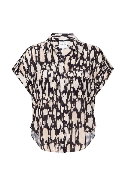 MISA | Chemise à manches courtes "ERIN" - Imprimé