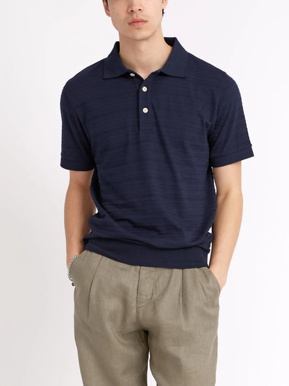 Oliver Spencer | Polo "Glendale" - Bleu marine