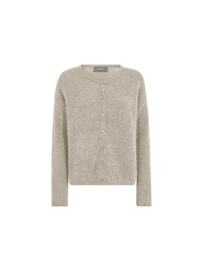 Mos Mosh | Cardigan en maille 'Almine' | Gris Plume