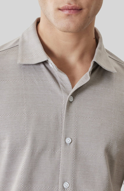 Robert Barakett | Chemise à manches courtes "Sterling" - Poudre d'olive