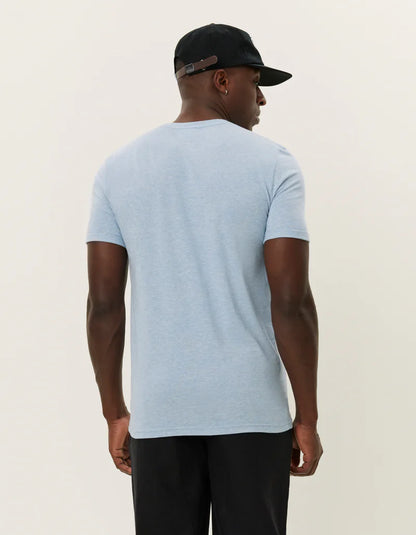 Les Deux | T-shirt "Nørregaard" - Bleu/Multi